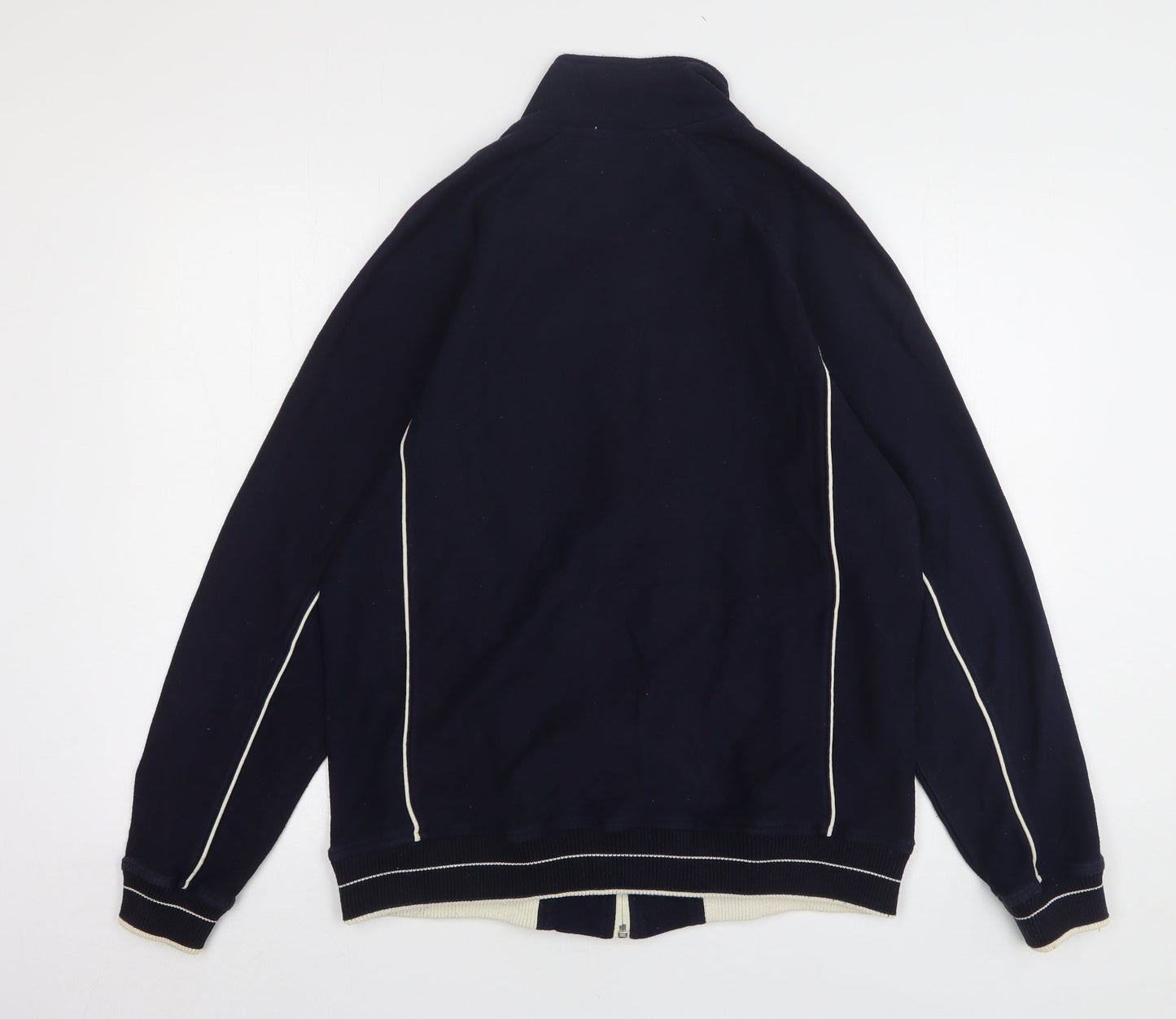 Mens UK Size M Easy Blue Full Zip Sweatshirt