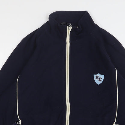 Mens UK Size M Easy Blue Full Zip Sweatshirt