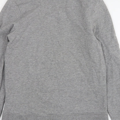 Janie and Jack Mens Grey Cotton Pullover Sweatshirt Size S