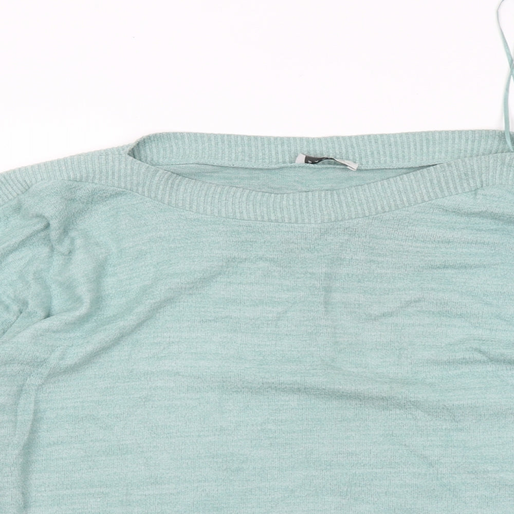 Womens UK Size XL Papaya Green Pullover Jumper