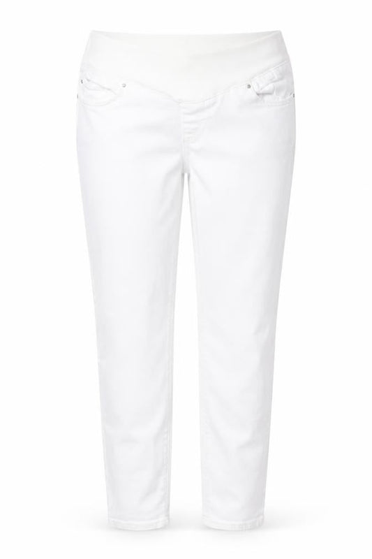Womens UK Size 14 ASOS Regular Fit Straight White Jeans