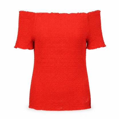 Womens UK Size 14 Papaya Orange Basic T-Shirt