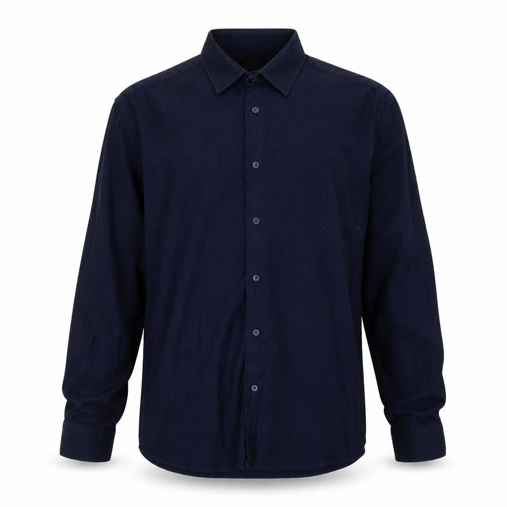 Mens UK Size L NM Blue  Button-Up Long Sleeve Casual Shirt