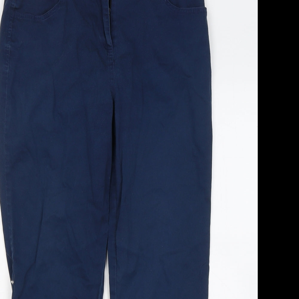 Womens UK Size 12 Gerard Regular Fit Chino Blue Trousers