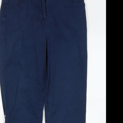 Womens UK Size 12 Gerard Regular Fit Chino Blue Trousers
