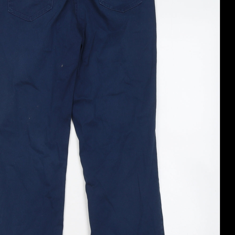 Womens UK Size 12 Gerard Regular Fit Chino Blue Trousers