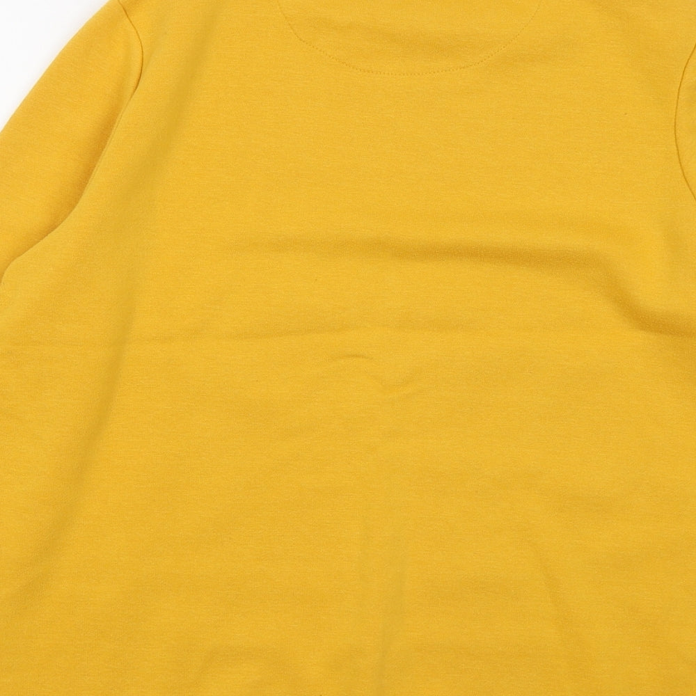 Primark Girls Yellow Cotton Pullover Sweatshirt Size 14 Years - Urban Adventures