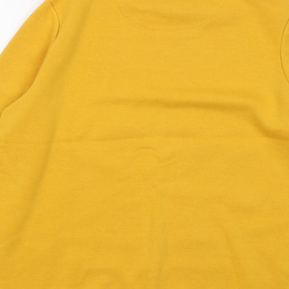 Primark Girls Yellow Cotton Pullover Sweatshirt Size 14 Years - Urban Adventures