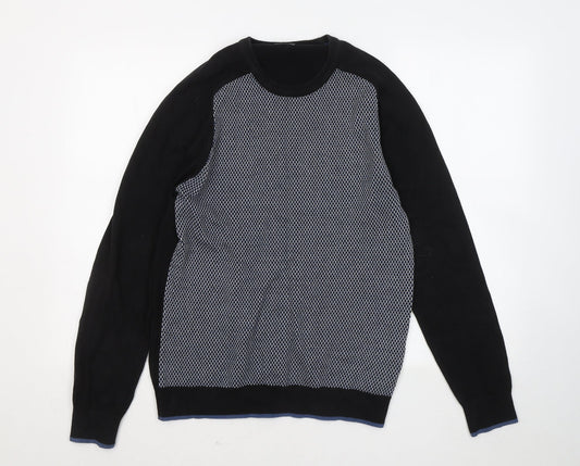 Womens UK Size M NEXT Black Pullover Jumper