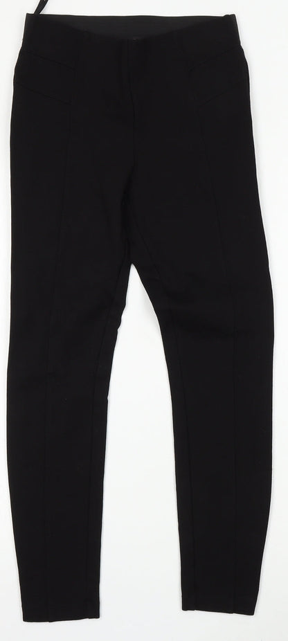 Womens UK Size S Dunnes Regular Fit  Black Trousers
