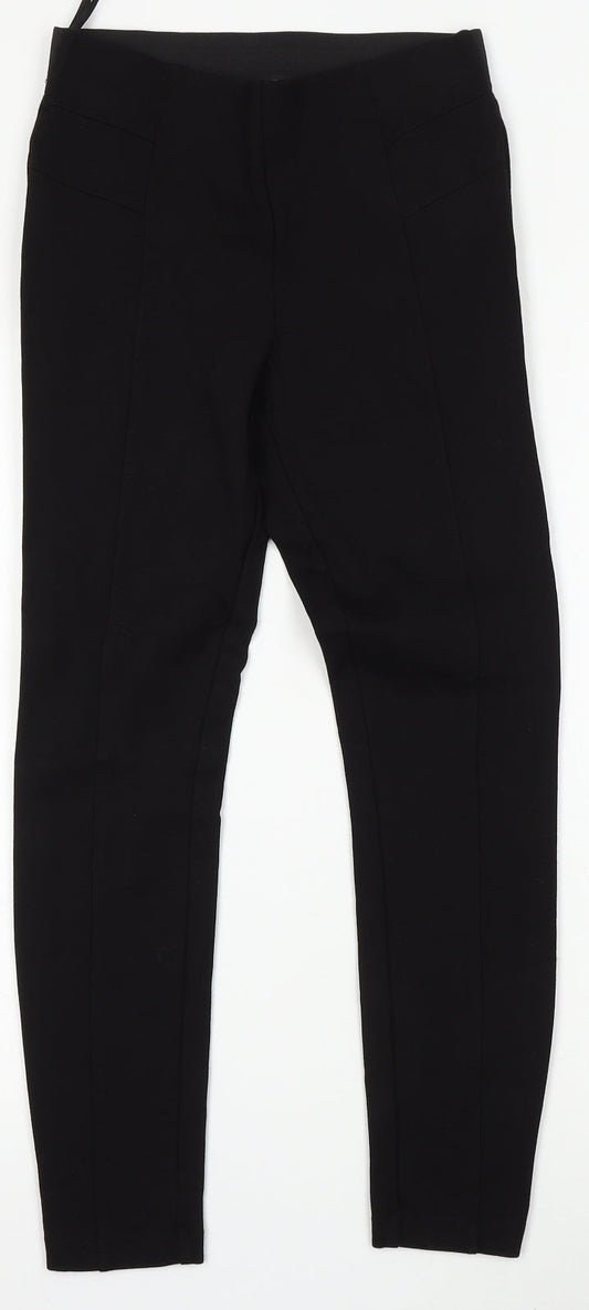 Womens UK Size S Dunnes Regular Fit  Black Trousers