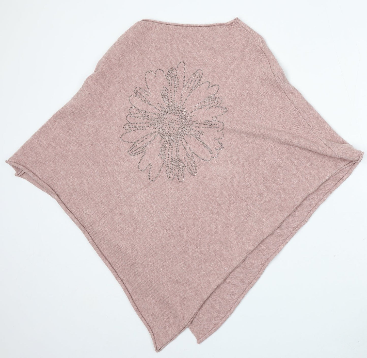 Womens UK Size One Size Preworn Pink Pullover Jumper