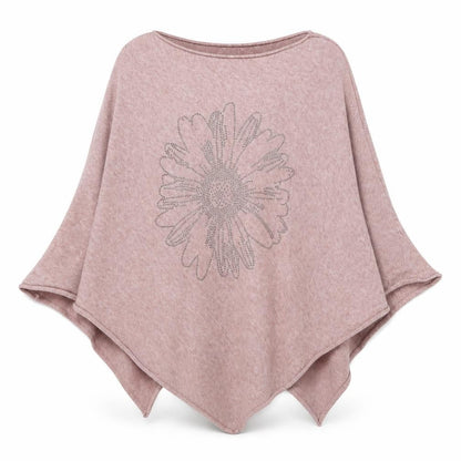 Womens UK Size One Size Preworn Pink Pullover Jumper