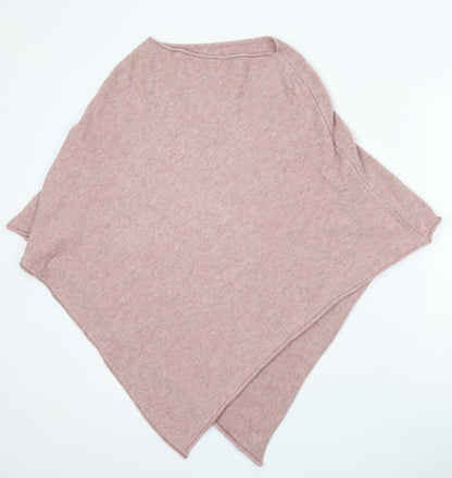 Womens UK Size One Size Preworn Pink Pullover Jumper