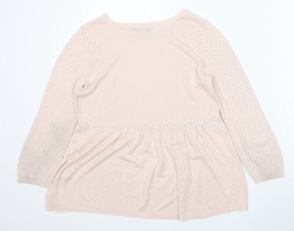 Womens UK Size 8 Dorothy Perkins Pink Pullover Jumper