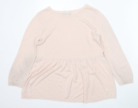 Womens UK Size 8 Dorothy Perkins Pink Pullover Jumper