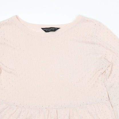 Womens UK Size 8 Dorothy Perkins Pink Pullover Jumper