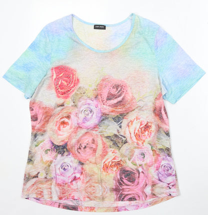 Womens UK Size M Gerry Weber Multicoloured Basic T-Shirt