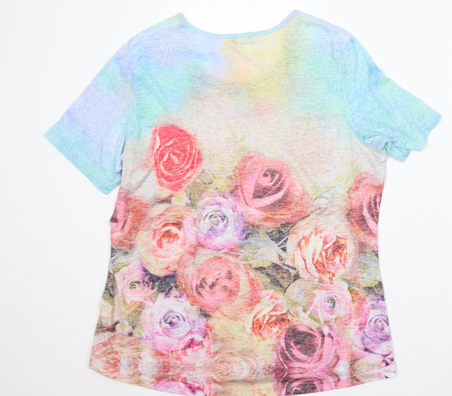 Womens UK Size M Gerry Weber Multicoloured Basic T-Shirt
