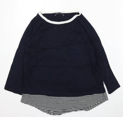 Womens UK Size 10 Marks and Spencer Blue Pullover Jumper