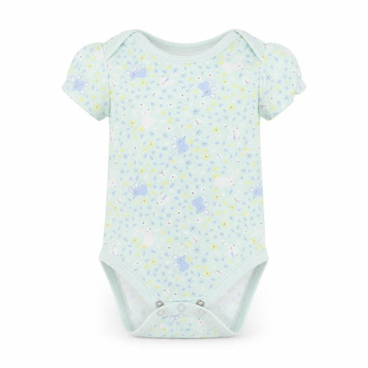 George Baby Green Geometric Cotton Babygrow One-Piece Size 9-12 Months