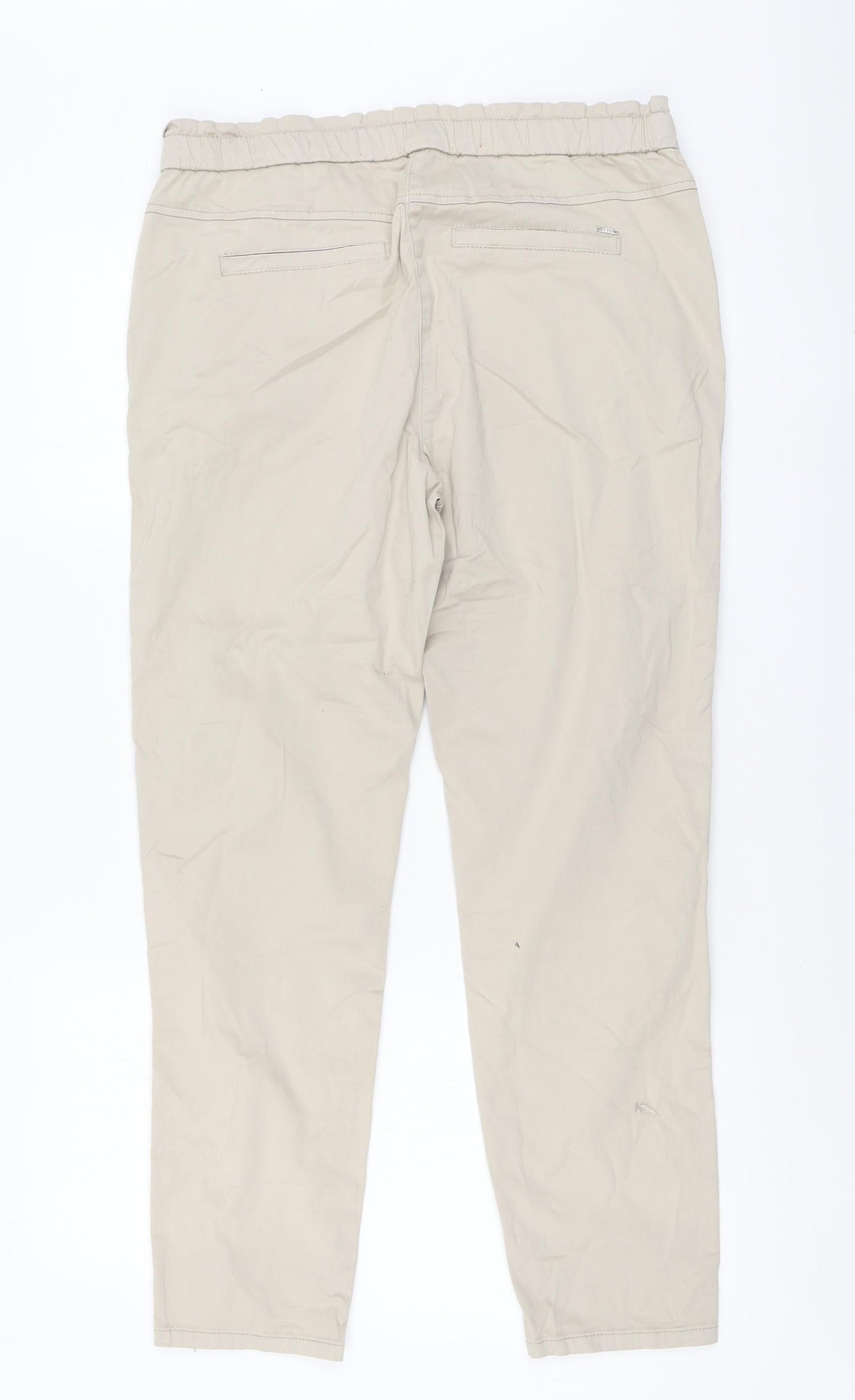 We Love Chelsea Womens Beige Cotton Chino Trousers Size 28 L28 in Regular