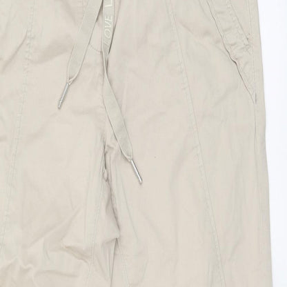 We Love Chelsea Womens Beige Cotton Chino Trousers Size 28 L28 in Regular