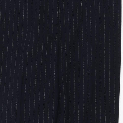 Womens UK Size 12 H&M Regular Fit Chino Blue Trousers