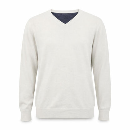 Mens UK Size M Industralize Beige Henley Jumper