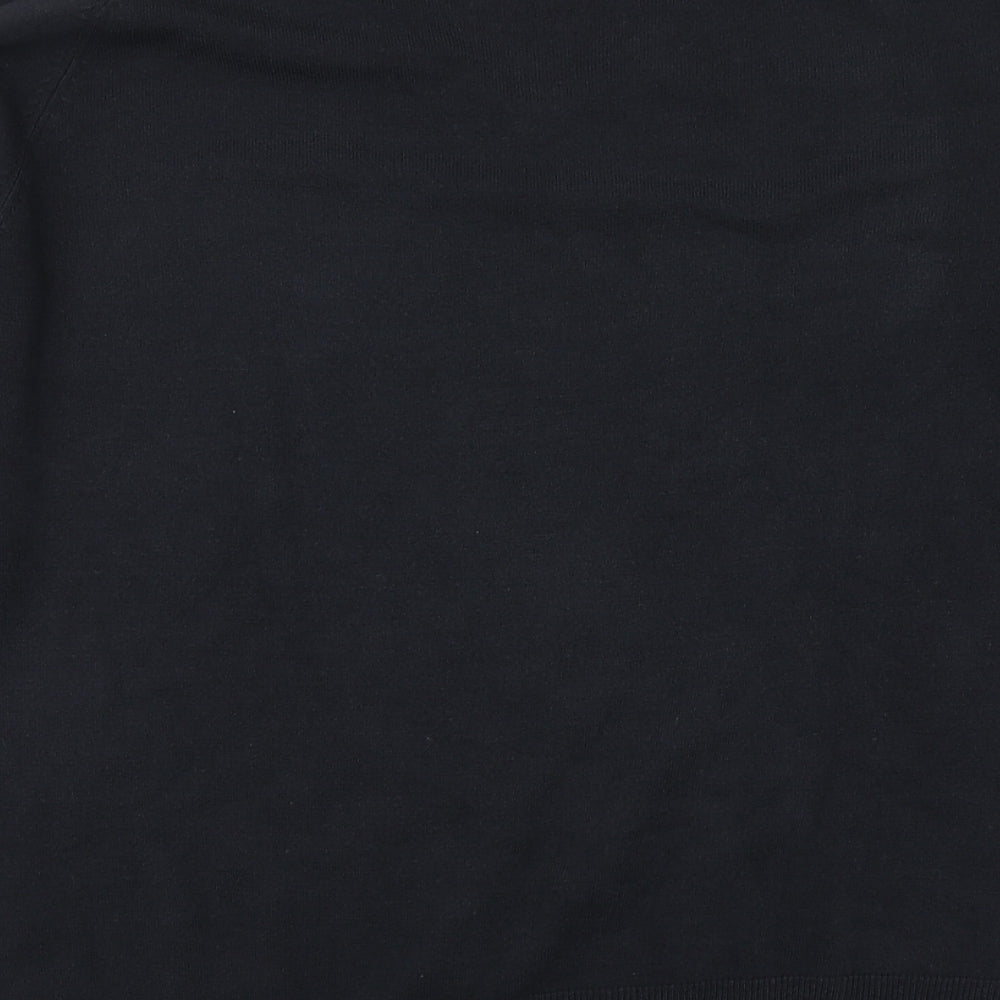 Marks and Spencer Mens Grey V-Neck Acrylic Henley Jumper Size L