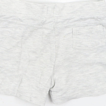 F&F Boys Grey Cotton Cropped Trousers Size 12-18 Months Tie