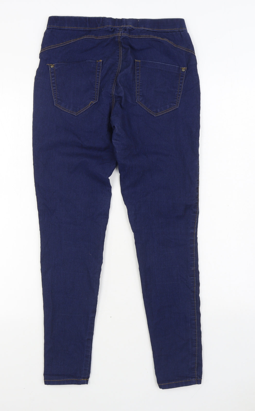 Denim & Co. Womens Blue Cotton Jegging Jeans Size 8 L28 in Regular