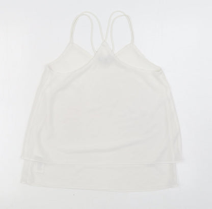 Womens UK Size 8 New Look White Camisole Blouse
