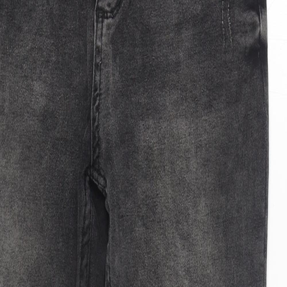 Jenerique Womens Black Cotton Skinny Jeans Size 10 L28 in Regular Zip