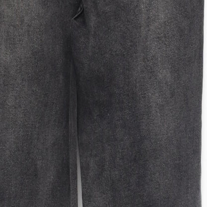 Jenerique Womens Black Cotton Skinny Jeans Size 10 L28 in Regular Zip