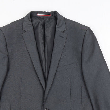 Mens UK Size 38 Ventuno 21 Regular Grey Suit Jacket