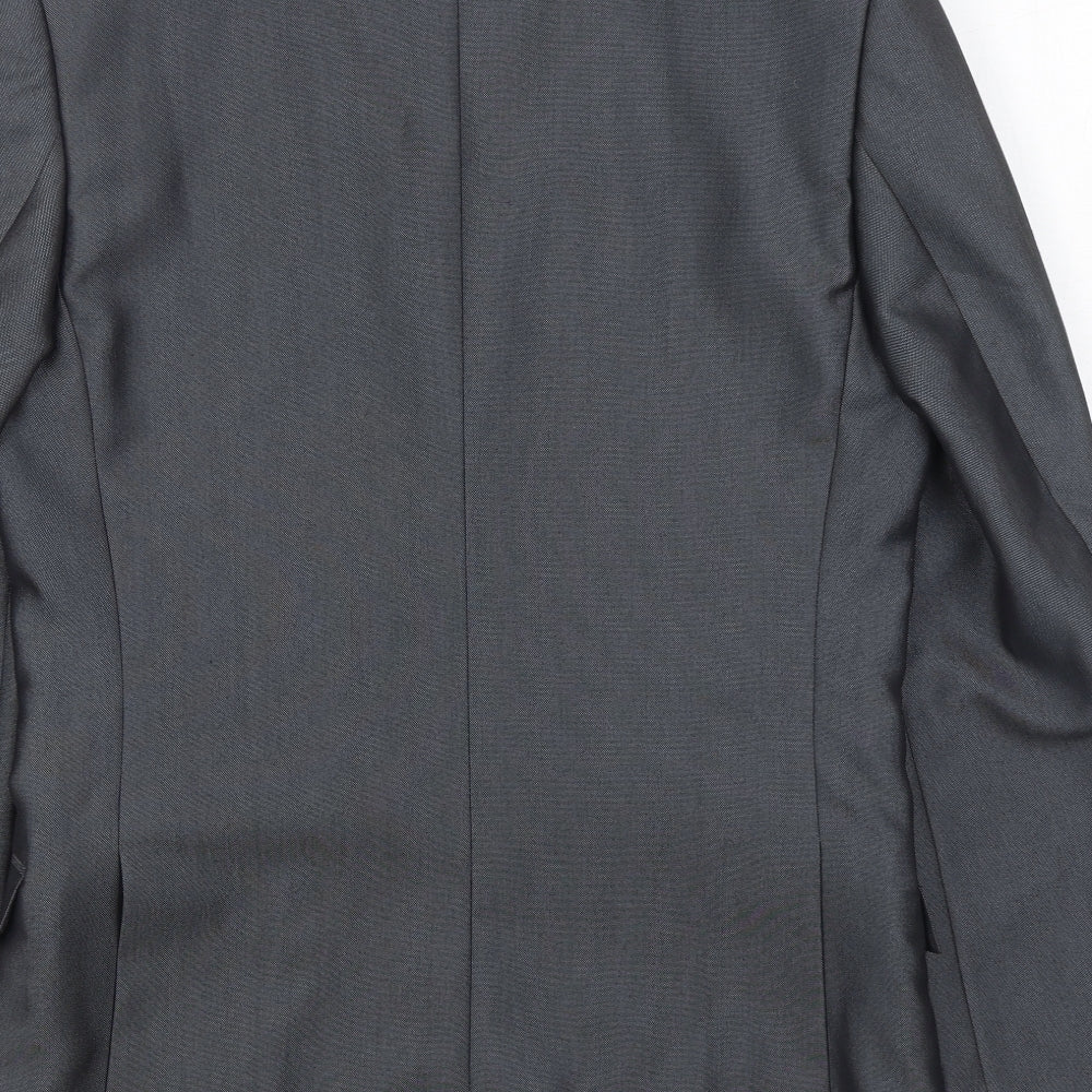 Mens UK Size 38 Ventuno 21 Regular Grey Suit Jacket