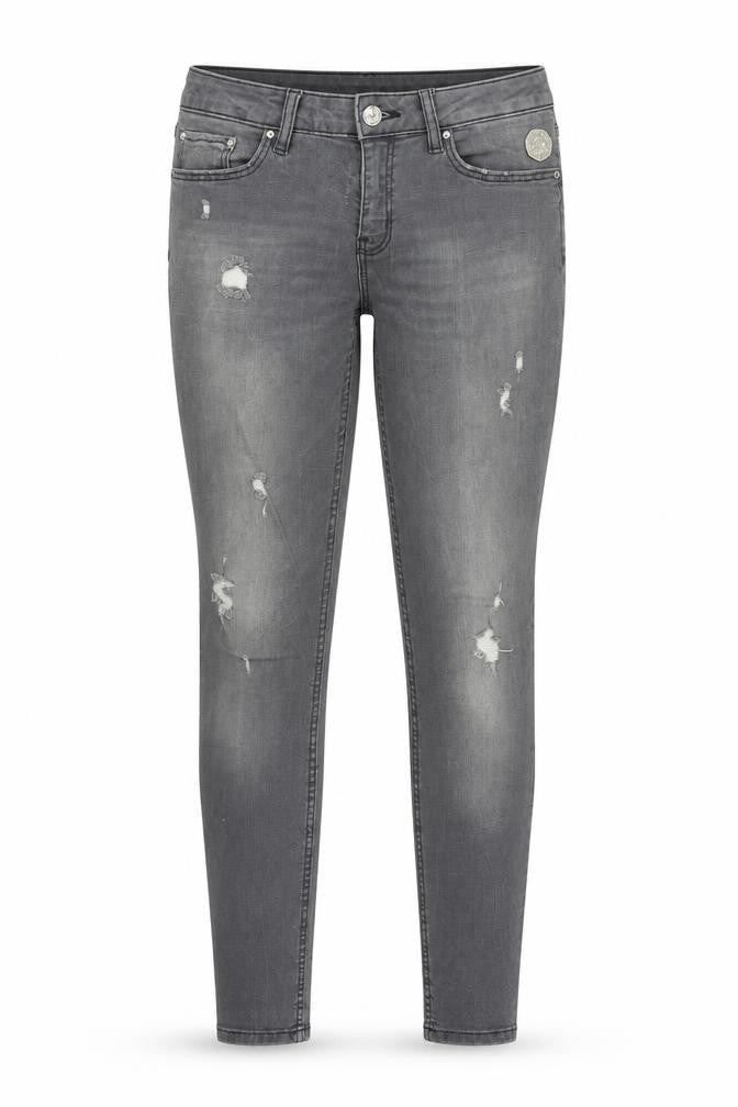 Womens UK Size 10 Zara Slim Fit Skinny Grey Jeans