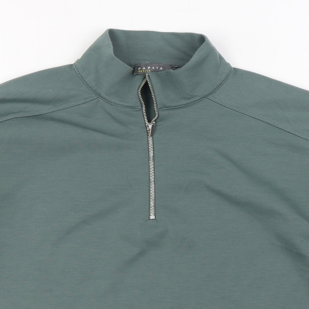 Matalan Womens Green Jacket Size S Zip