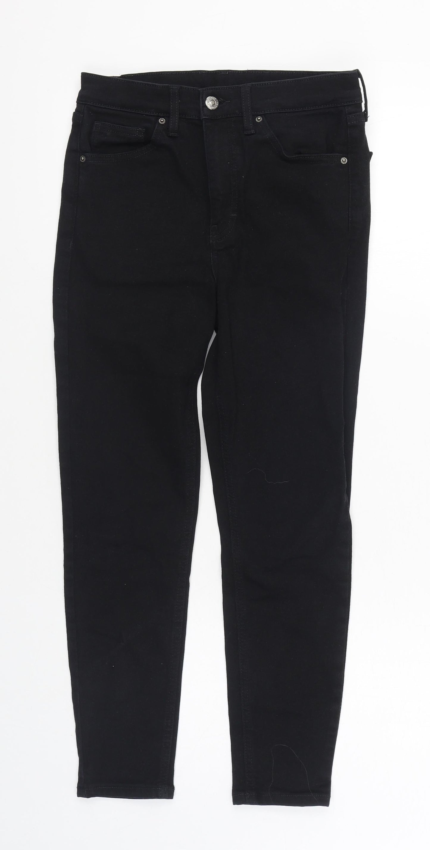 Mens UK Size 28 in Topshop Regular Fit Skinny Black Jeans