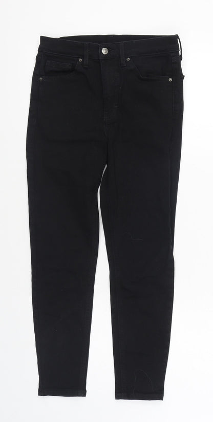 Mens UK Size 28 in Topshop Regular Fit Skinny Black Jeans