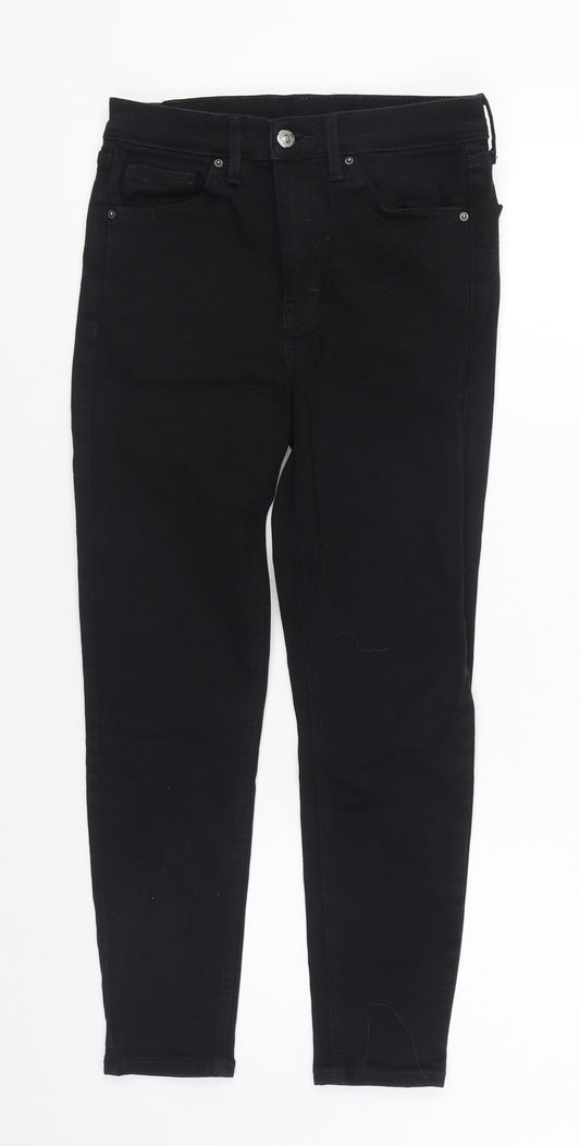 Mens UK Size 28 in Topshop Regular Fit Skinny Black Jeans