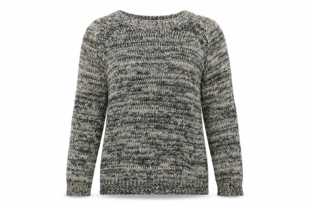 Womens UK Size S Mango Grey Pullover Jumper