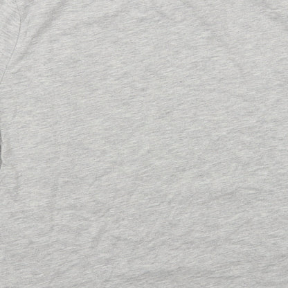 Womens UK Size M Bik Bok Grey Basic T-Shirt