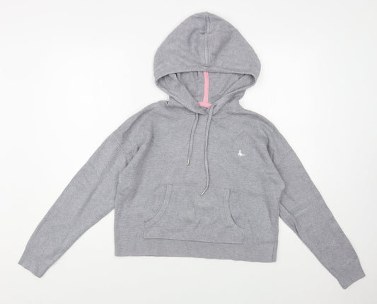 Womens UK Size 8 Jack Wills Grey Pullover Hoodie