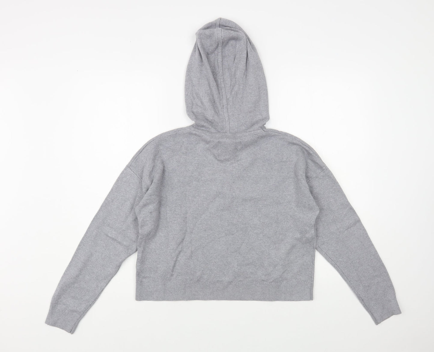 Womens UK Size 8 Jack Wills Grey Pullover Hoodie