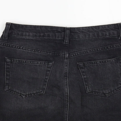 Womens UK Size 8 Topshop Mini Denim Skirt