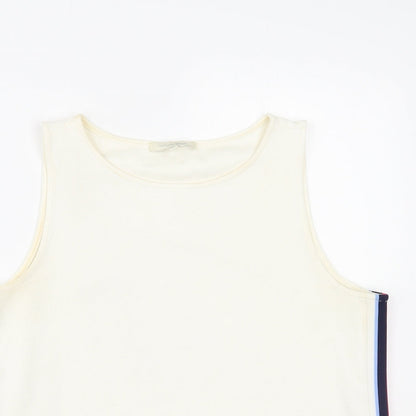 Womens UK Size L TOM TAILOR Ivory Basic Tank