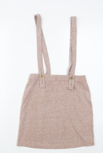 Hollister Womens Pink Cotton Mini Skirt Size XS Button