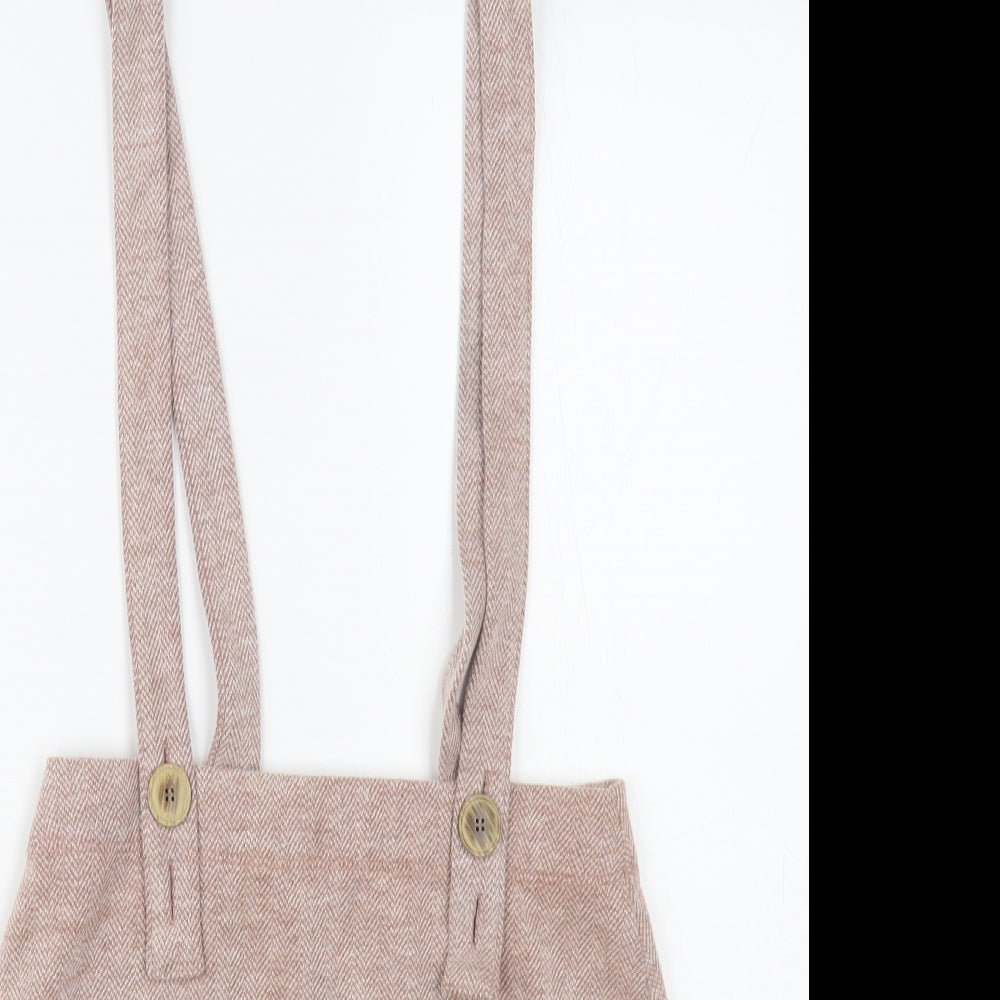 Hollister Womens Pink Cotton Mini Skirt Size XS Button